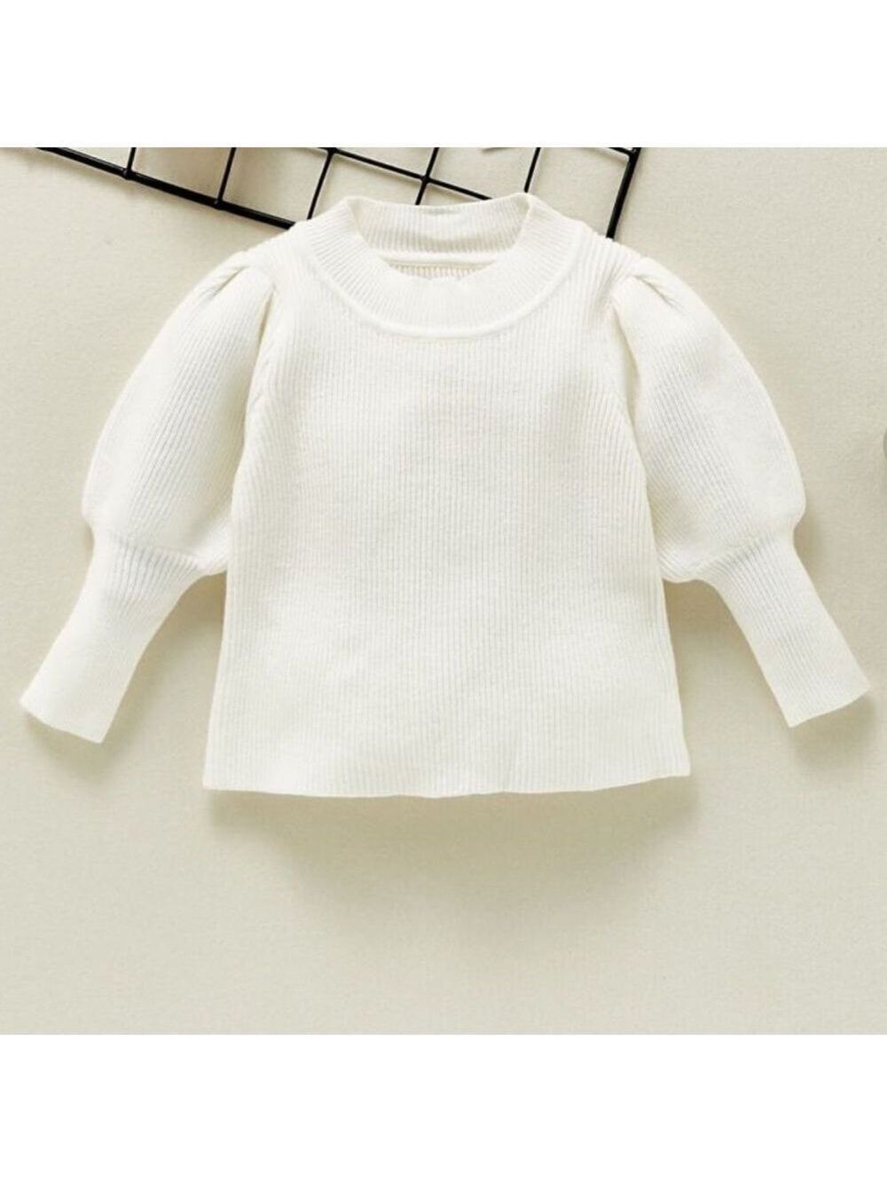 Bishop Sleeve Ribbed Sweater 24 Months